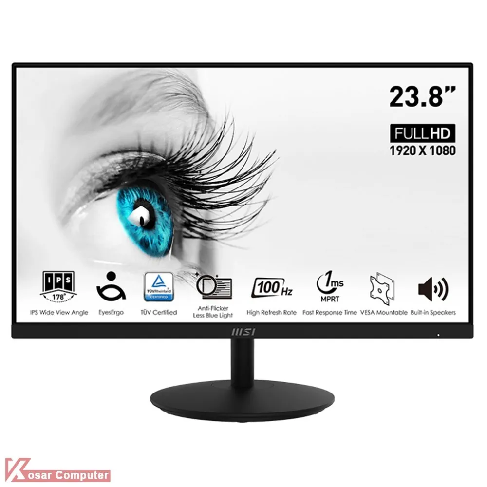 مانیتور ام اس آی PRO MP242A سایز 23.8 اینچ