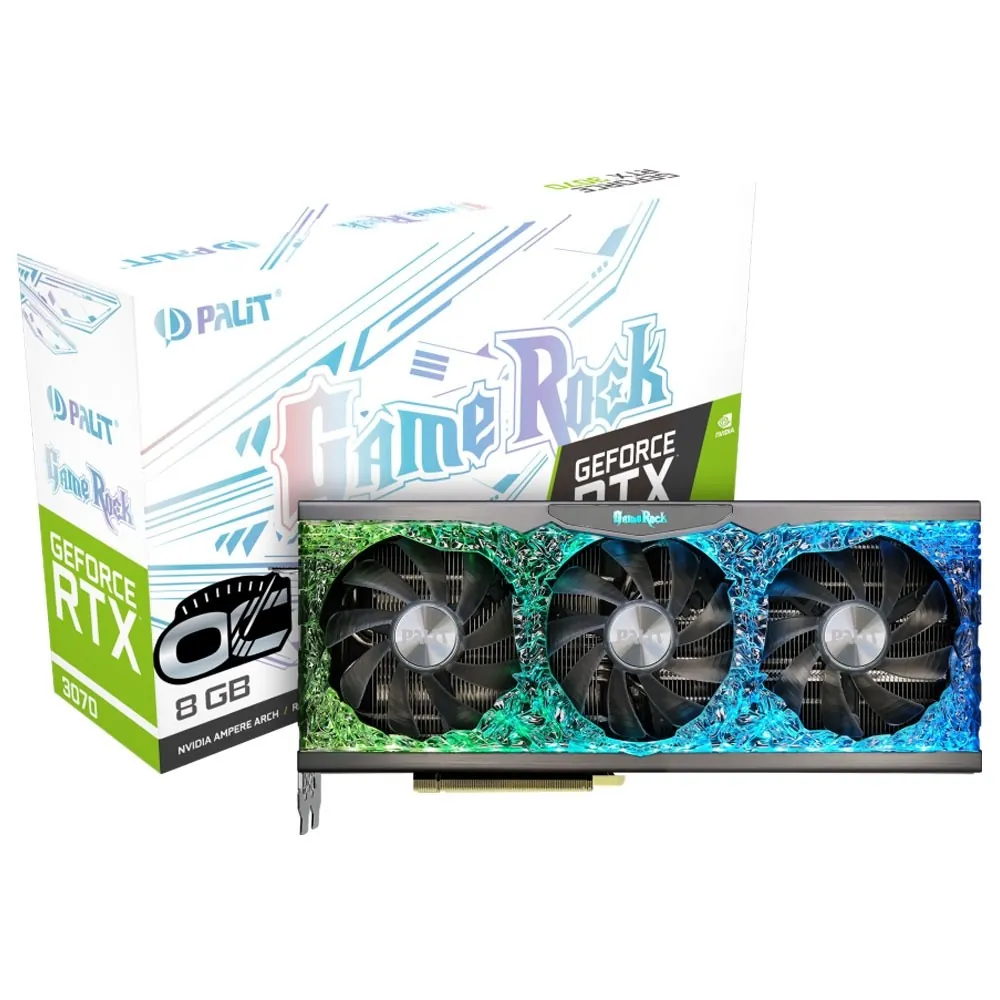 کارت گرافیک پلیت RTX 3070 GameRock OC 8G