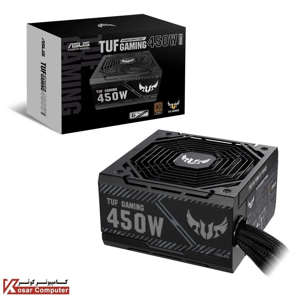 پاور ایسوس 450 وات مدل TUF GAMING 450B