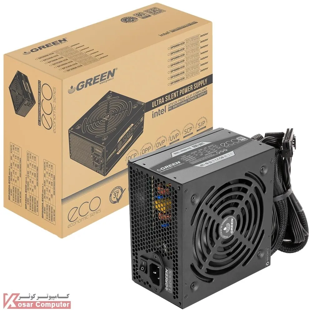 پاور گرین 600 وات مدل GP600A-ECO Rev3.1
