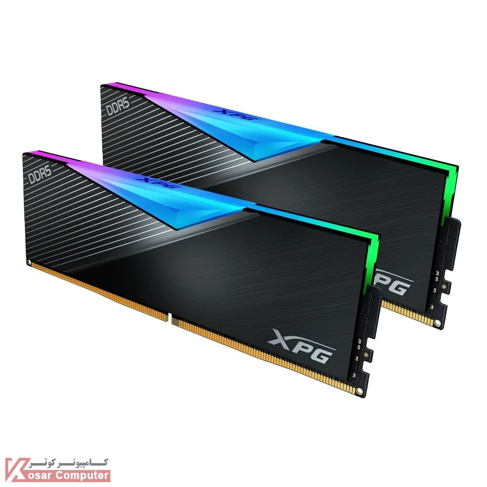 رم ای دیتا 32 گیگابایت (2×16) دو کانال DDR5 CL38 باس 5200 مدل LANCER RGB
