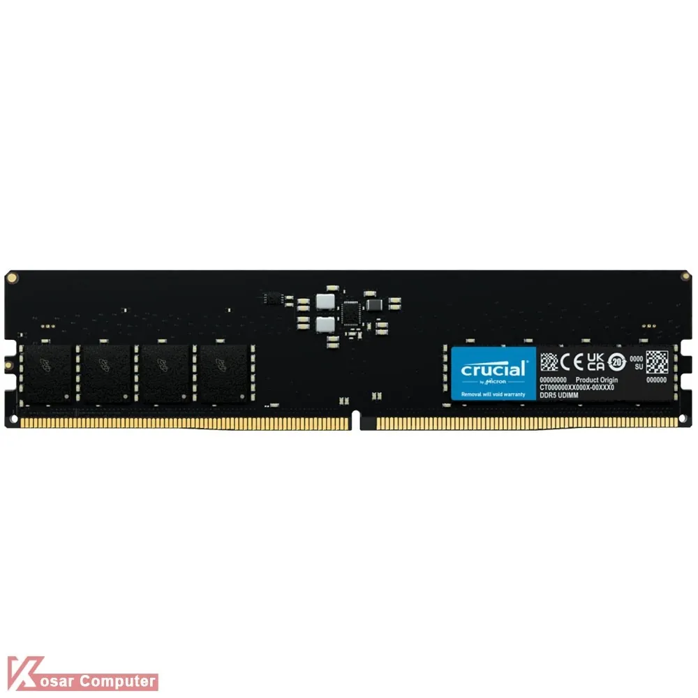 رم کروشیال 32 گیگابایت DDR5 CL42 باس 5200  مدل CRUCIAL U-DIMM