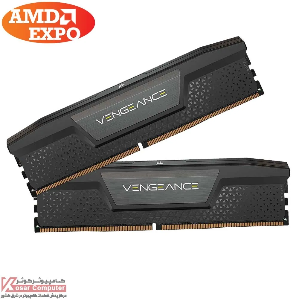 رم کورسیر 32 گیگابایت (2×16) دو کانال DDR5 6000 مدل Vengeance CL36 AMD EXPO