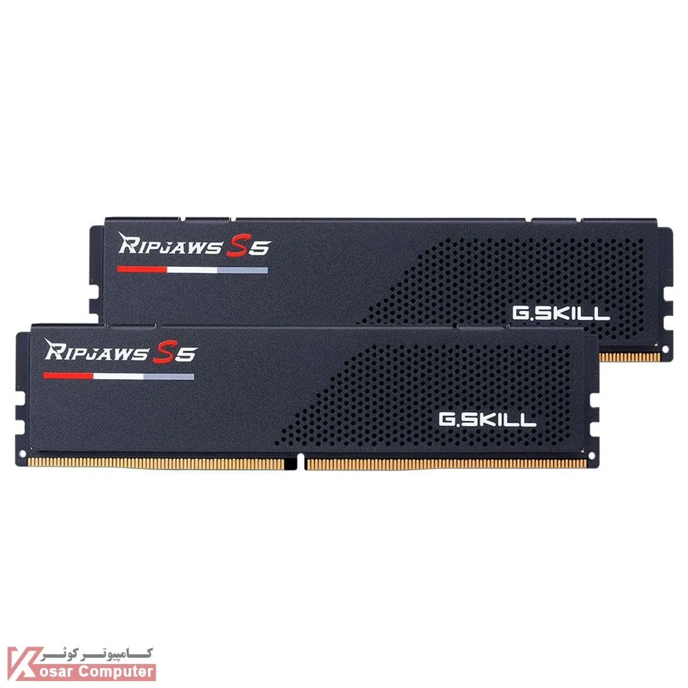 رم جی اسکیل 32 گیگابایت DDR5 CL40 باس 5200 مدل Ripjaws S5