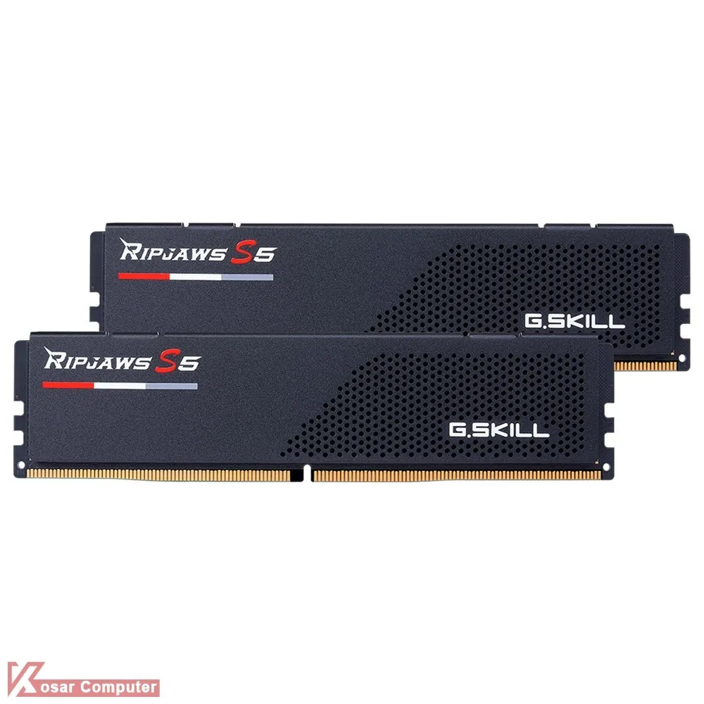 رم جی اسکیل 64 گیگابایت DDR5 CL36 باس 6000 مدل Ripjaws S5