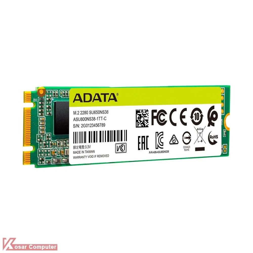 اس اس دی ای دیتا 512 گیگابایت مدل SU650 M.2 SATA