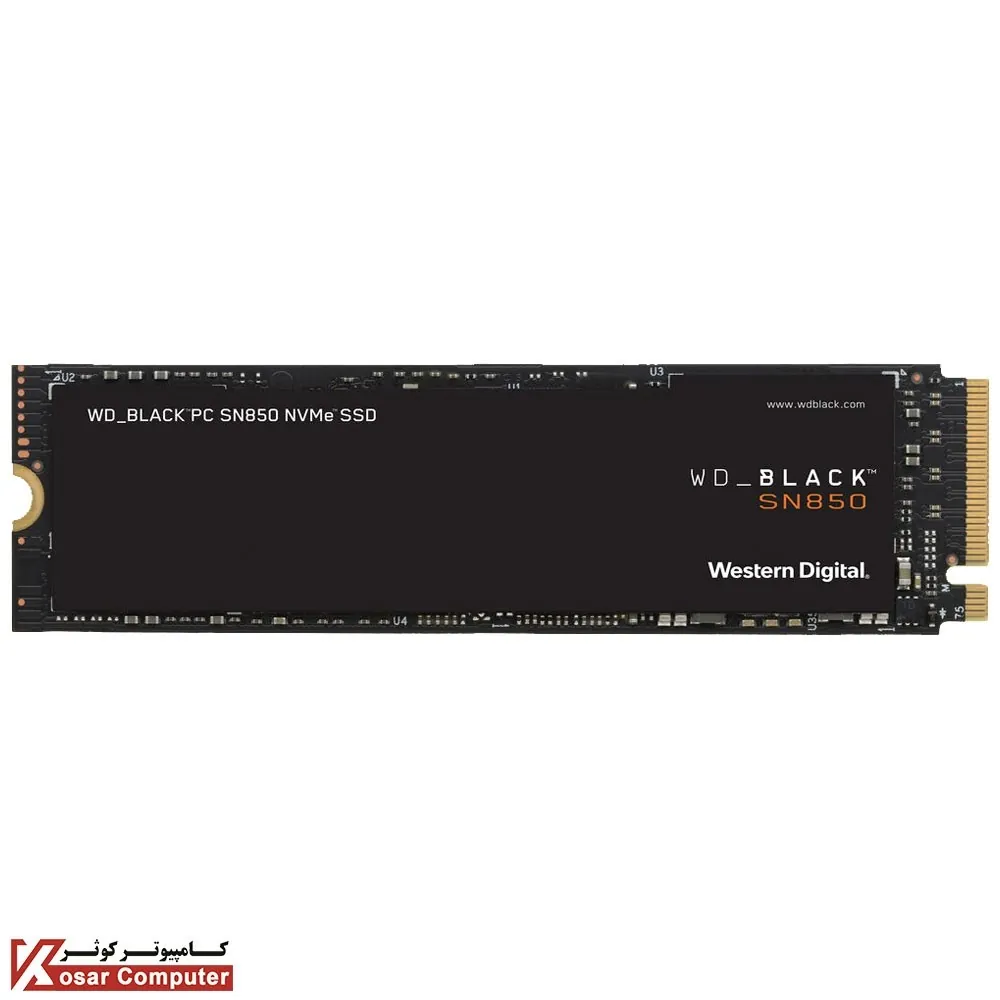 اس اس دی وسترن دیجیتال 1 گیگابایت مدل WD BLACK SN850 M.2 NVMe