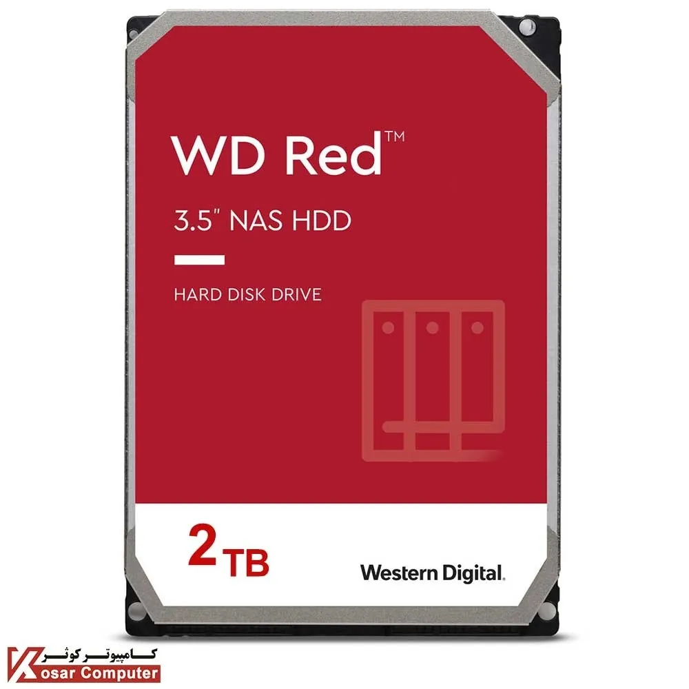 هارد اینترنال وسترن دیجیتال قرمز 2 ترابایت