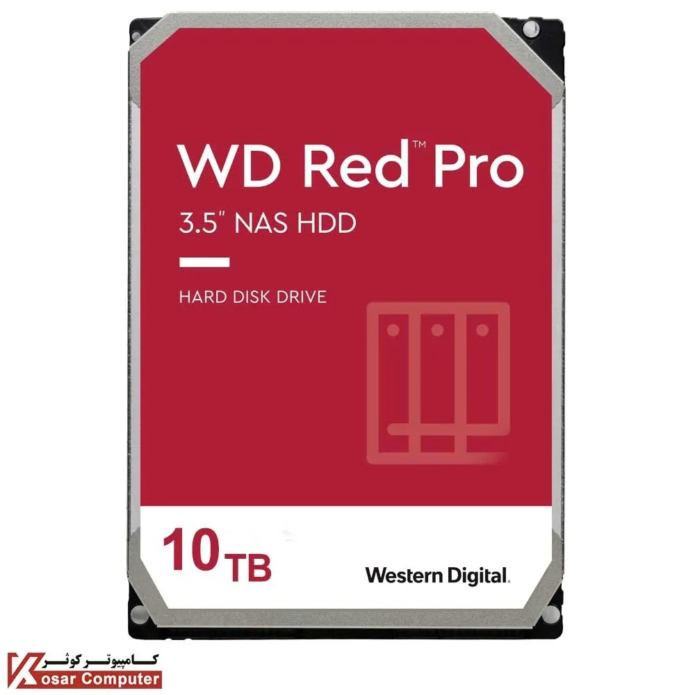 هارد اینترنال وسترن دیجیتال قرمز پرو 10 ترابایت