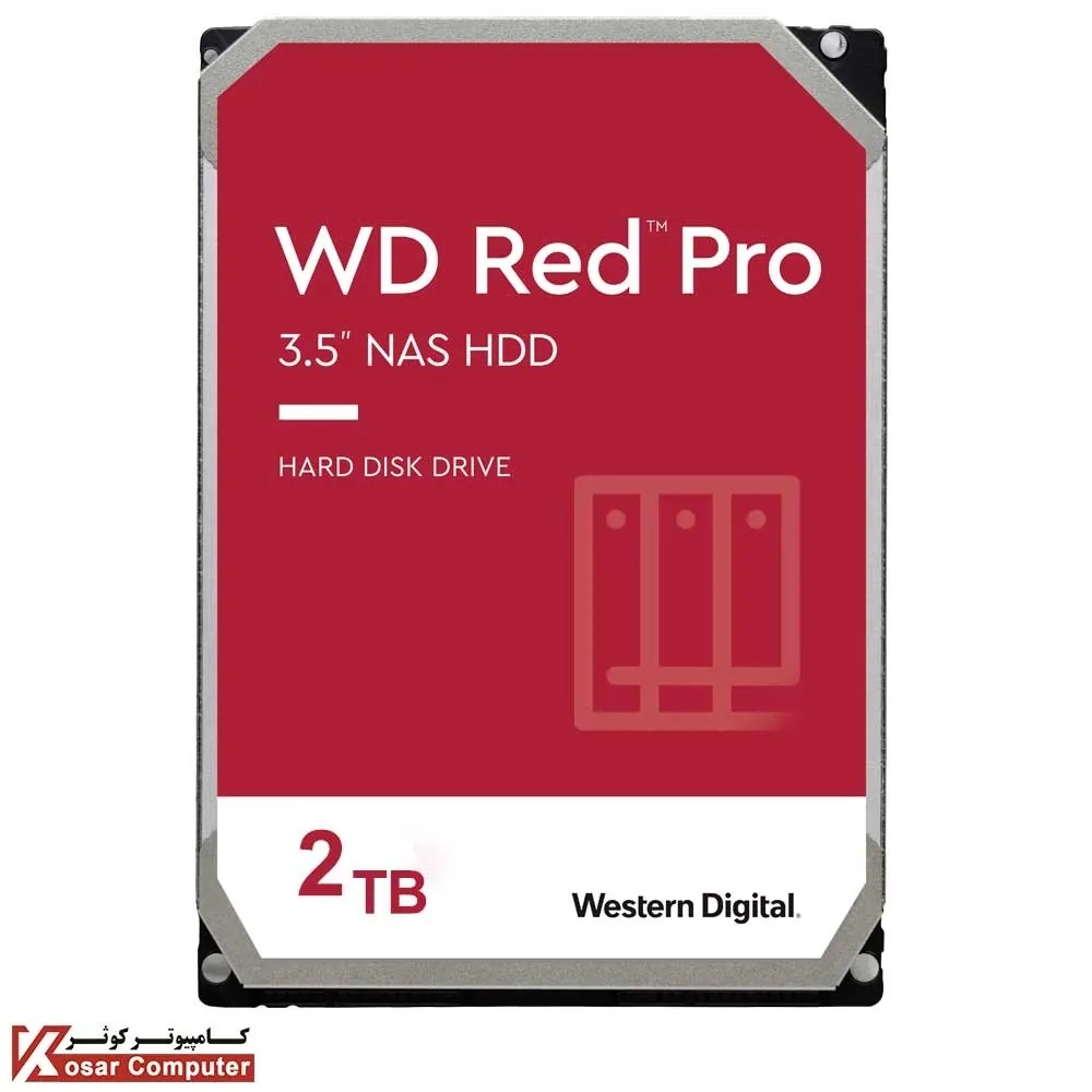 هارد اینترنال وسترن دیجیتال قرمز پرو 2 ترابایت