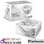 پاور ایسوس 1000 وات فول ماژولار مدل ROG Strix 1000W Platinum White