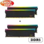 رم وی کالر 32 گیگابایت (2×16) دو کانال DDR5 6000 مدل Manta XSky RGB KIT 2+2