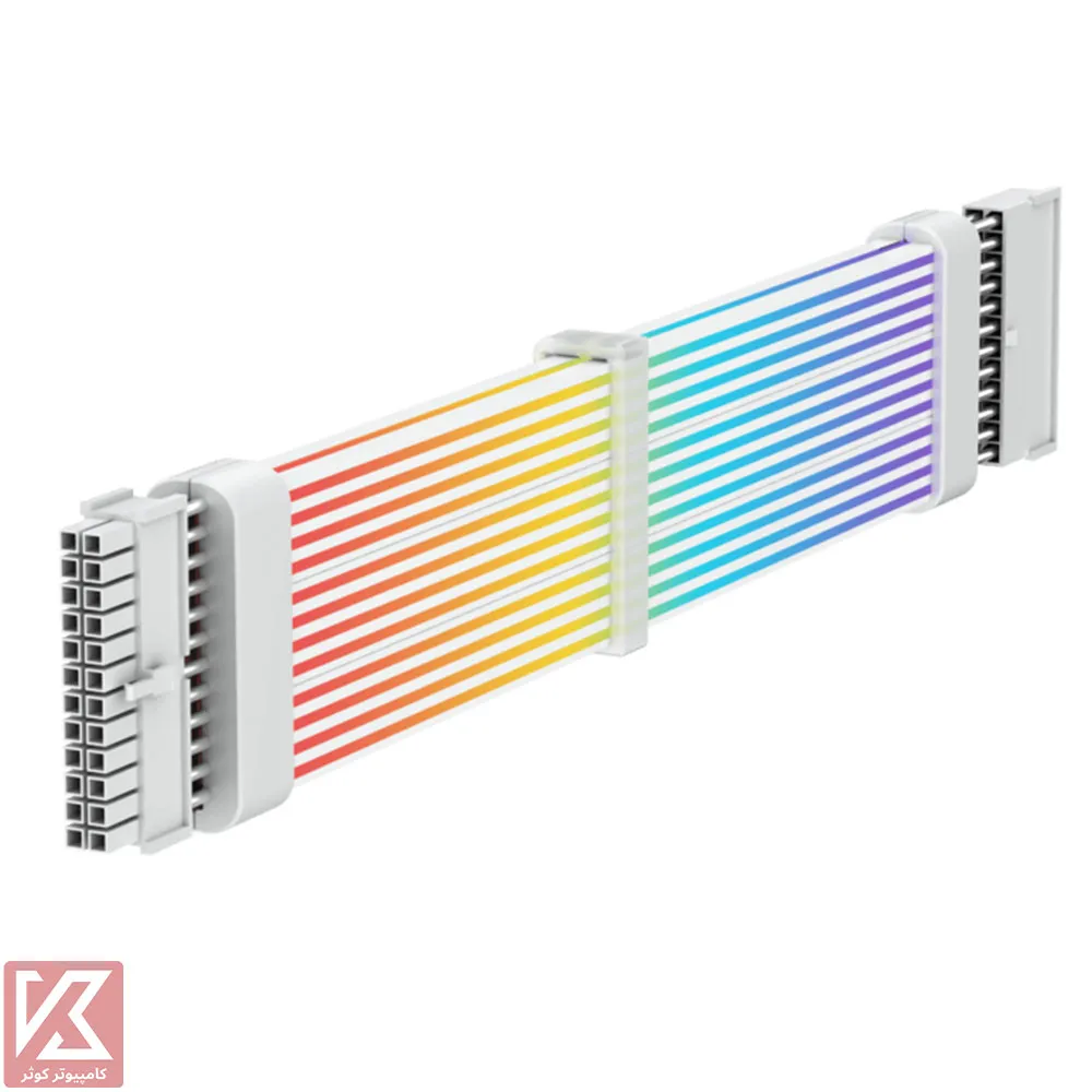 GameMax-MB-24PIN-WH-Sleeve-Cable