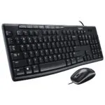کیبورد و ماوس باسیم لاجیتک MK200 USB