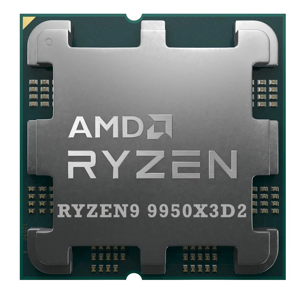 پردازنده ای ام دی Ryzen 9 9950X3D2 فاقد باکس