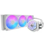 خنک کننده سفید مایع کولر مستر MasterLiquid Atmos II 360 VRM Fan White